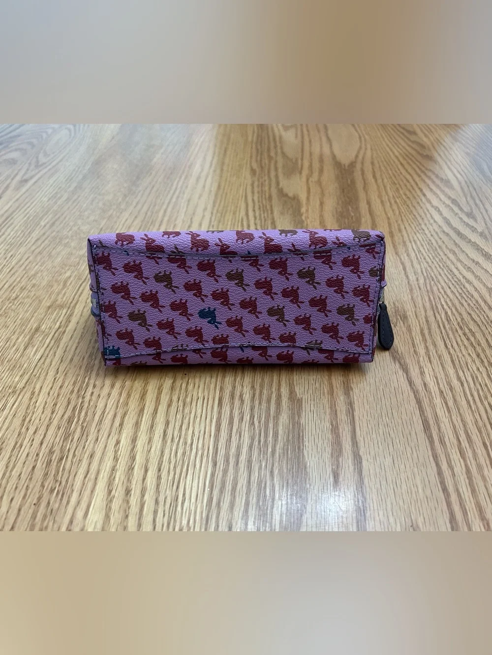 Coach small makeup case pouch - rabbits